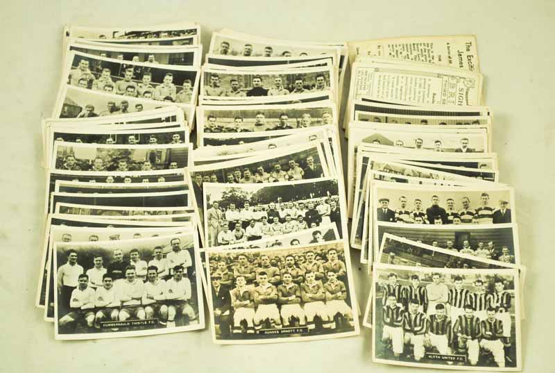 Approx 80 Ardath tobacco Scottish football teams real photocards
