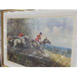 After Michael Lynne The Fox Hunt a pencil signed publisher approved colour print