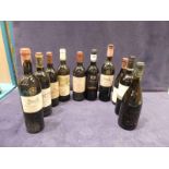 Ten bottles of French red table wines, Cahors, Fitou, Pecharmont, Rhone, Graves, Pays d'Oc