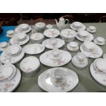 An extensive Noritake maplewood pattern porcelain table service