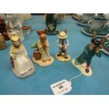 Royal Doulton, Matador, Clarinet Player, Sumurai Warrior Brittania