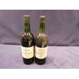 Two bottles of Taylor's 1970 vintage port 1972