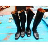 2 pairs of lady's riding boots, size 3 & 5