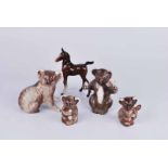 Beswick Koala Bear Family: Beswick family of koala bears comprising of koala bear 1038, bear on