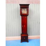 An early to mid-18th Century oak long case clock by John Bunting of Long Buckby (Northants) with