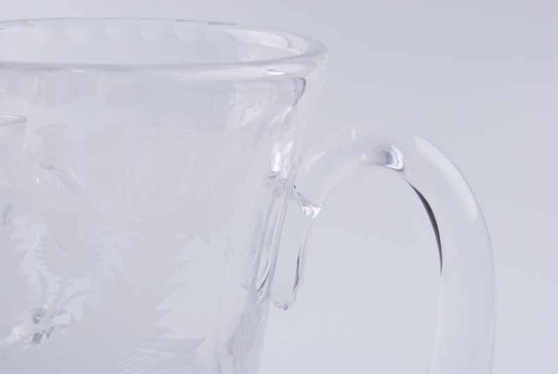 An Edinburgh Crystal 'Thistle' pattern decanter, of thistle bud form with diamond pattern below - Image 4 of 5