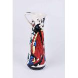A Moorcroft small jug in Glasgow School pattern, limited edition 38/75, featuring figures in flowing