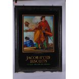 After EA Cox (1876-1955) The Helmsman original advertising show card for Jacob & Co's biscuits