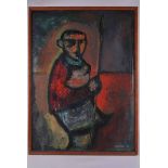 Garson (20th Century) 'The Warrior' signed Garson and dated '59 (lower right), oil on canvas, 68.5 x