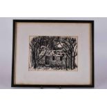 *Helen Steinthal (1911-1991) 'Deserted Cottage' signed 'H.S' in pencil (lower right) pen and ink