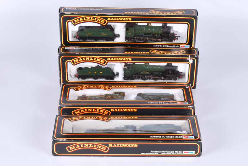 Four mainline railways Double O Locomotives all boxed. Cat 37-058 G.W.R 0.6.0 collett, Cat 37-078