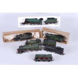 A collection of seven Double O Locomotives, all unboxed Hornby G.W.R 4.6.0 Kneller Hall, Hornby G.