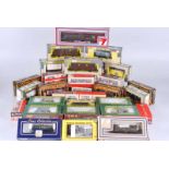 Collection of 35 railway goods wagons boxed by Wrenn, Airfix playcraft, Replica, Mainline, Lima