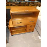 Two teak TV units