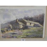 John Rickard (20th century) watercolour 'After the Rain, Brogden Farm 30 cm x 42 cm, framed &