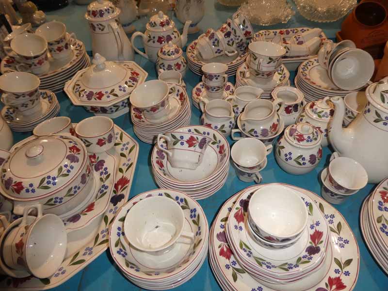 An extensive Adams Ironstone table service in the Old Colonial pattern