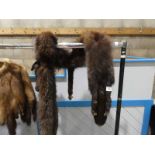 Two mink fur stoles