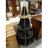 A Hugo Boss Three tier conical display unit - ex Debenhams