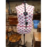 Extendable dressmakers dummy on stand Griselda
