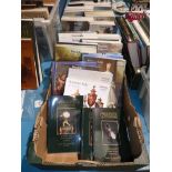 Two boxes of auction catalogues