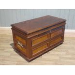 A South African travel chest with fitted sliding tray