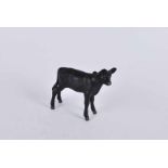 A Beswick Aberdeen Angus calf in rare matt glaze, model 1249f 7cm high