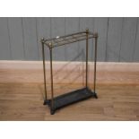 Brass and iron stick stand