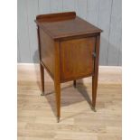 Edwardian mahogany pot cupboard