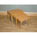 Skovby Danish maple nest of three tables