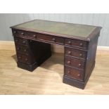 Victorian oak box top desk