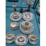 A mixed lot of China incl Old Chelsea, Denmark etc