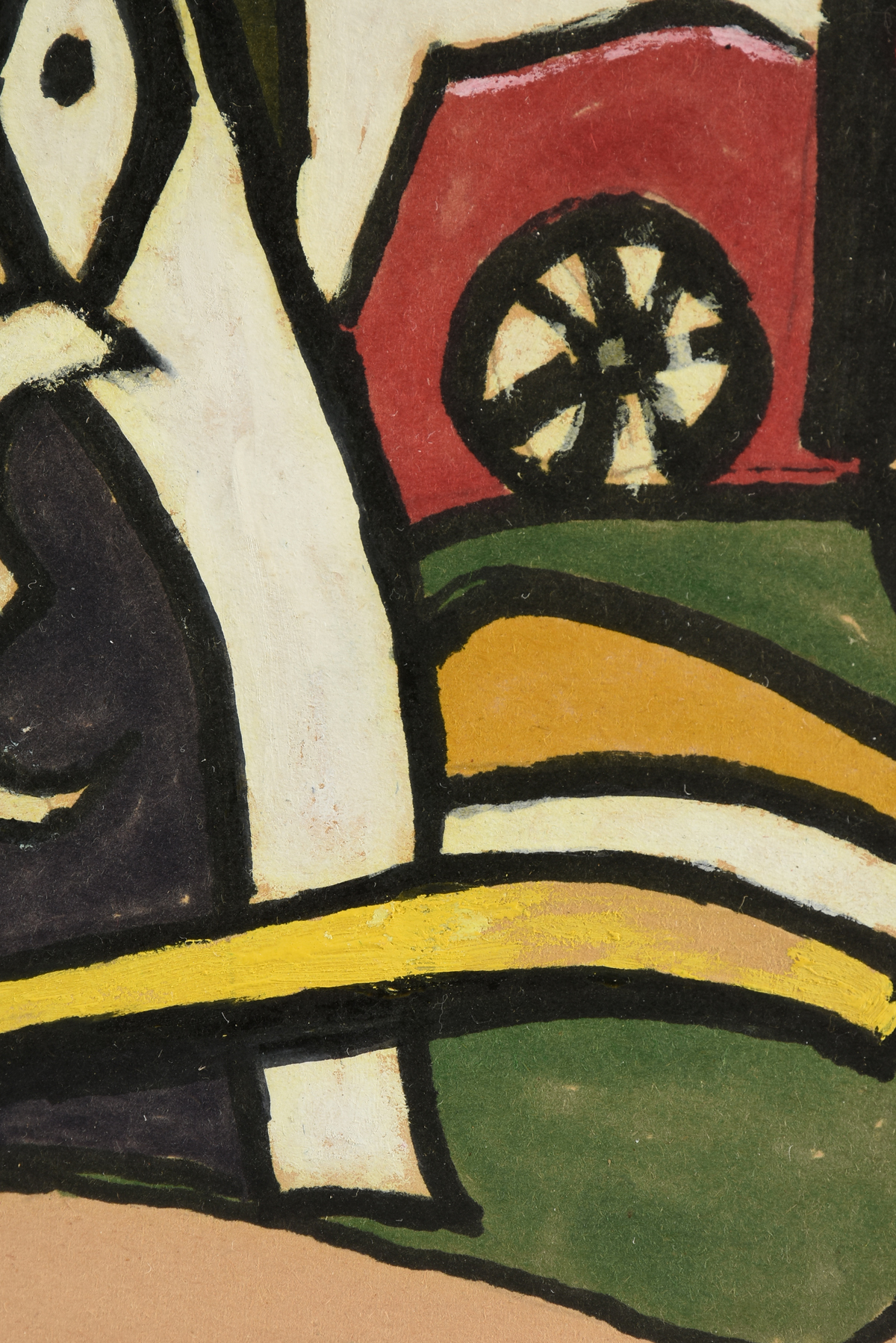 JOSEPH FERNAND HENRI LÉGER (French 1881-1955) A PRINT, "Untitled," CIRCA 1950, gouache on paper, - Image 4 of 11