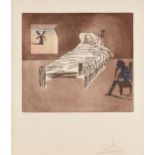 SALVADOR DALÃ­ (Spanish 1904-1989) A PRINT, "Don Quixote Man of La Mancha, Le Legacy," 1980, etching