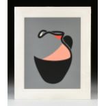 PATRICK CAULFIELD (British 1936â€“2005) A PRINT, "Pink Jug," 1981-1982, screenprint on paper, signed