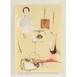 RICHARD WILLIAM HAMILTON (British 1922-2011) A PRINT, "$he," 2000, color litho and silkscreen on