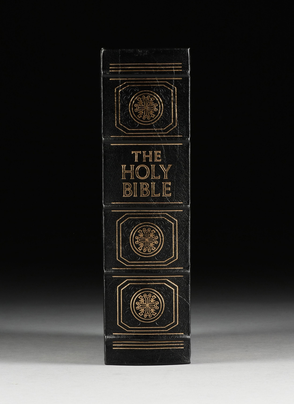 AN EASTON PRESS FAMILY BIBLE, KING JAMES VERSION, LATE 20TH CENTURY, gilt embossed genuine leather- - Image 3 of 4