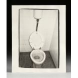 ANDY WARHOL (American 1928-1987) A PHOTOGRAPH, SIGNED, "High Tank Toilet," 1975-1981, silver gelatin