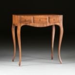 AN ITALIAN PROVINCIAL STYLE WALNUT SIDE TABLE, MID 20TH CENTURY, in the late Rococo taste and with a