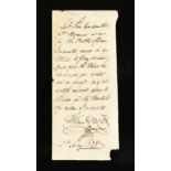 SAM HOUSTON (1793-1863) AN AUTOGRAPH LETTER SIGNED REPUBLIC OF TEXAS MANUSCRIPT, ISSUING A SECOND