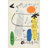 JOAN MIRO (Spanish 1893-1983) A PRINT, "Galerie Maeght: Miro Art, Sculptures & Graphique,"