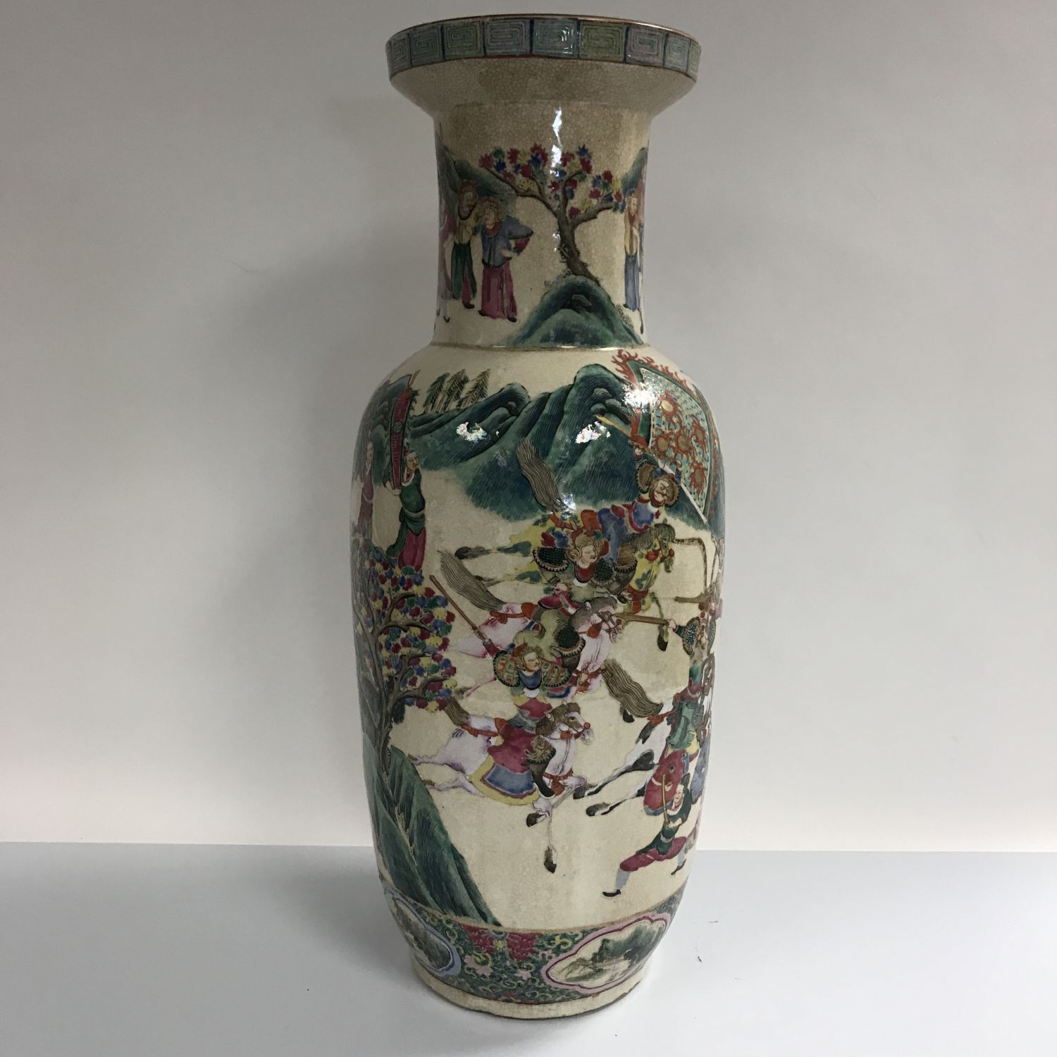 Enameled Rouleau Vase - Image 2 of 11