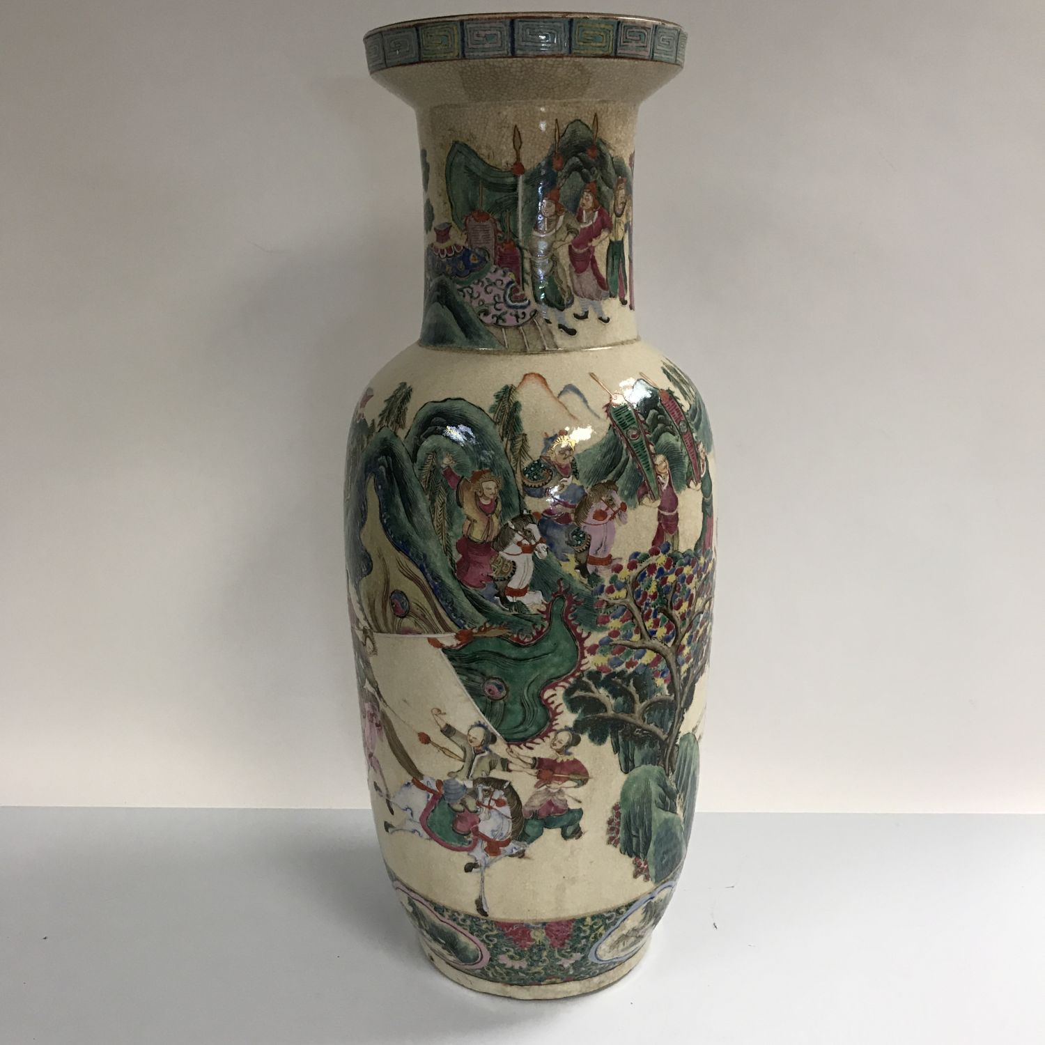 Enameled Rouleau Vase - Image 5 of 11
