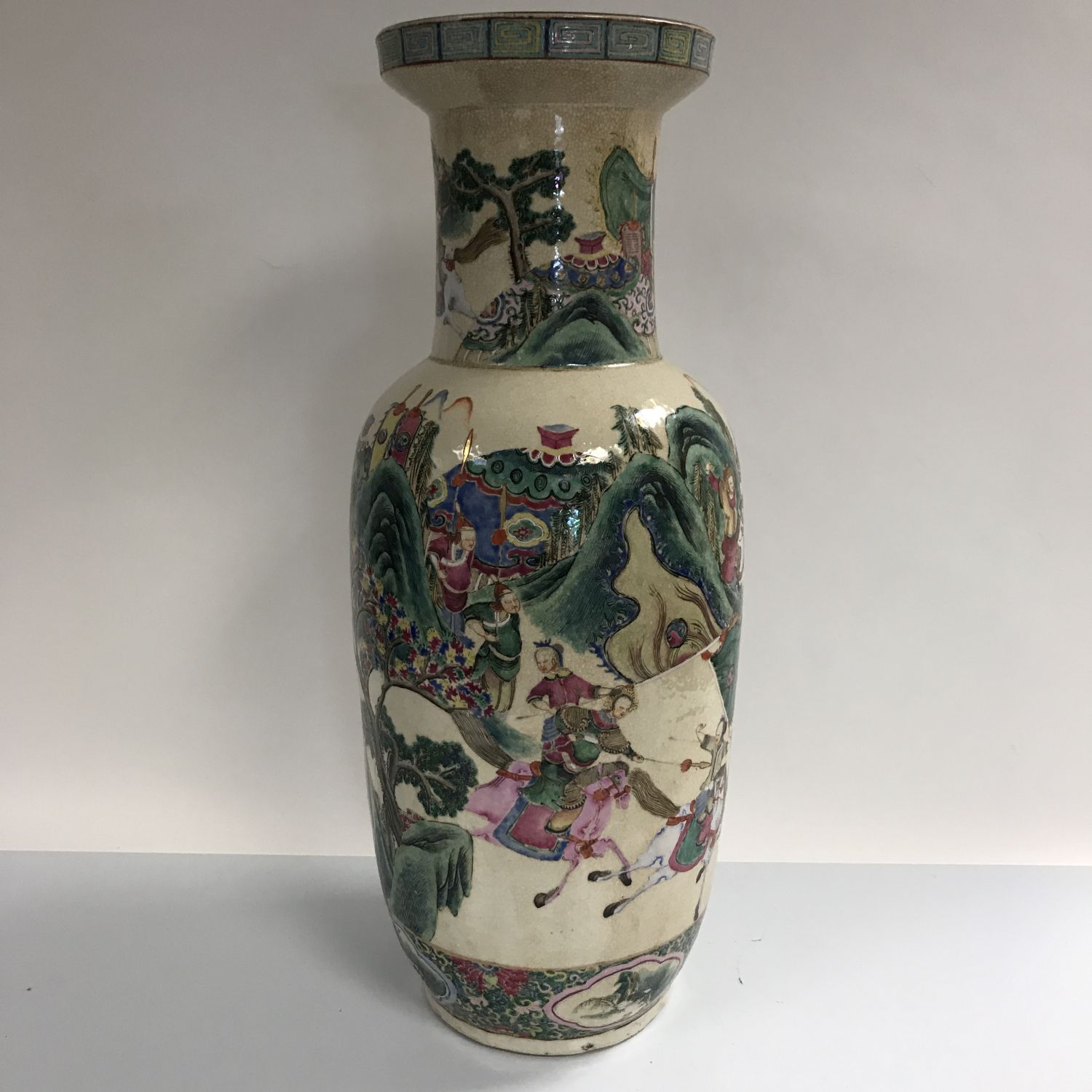 Enameled Rouleau Vase - Image 4 of 11