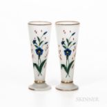 Pair of Bristol Glass Vases