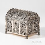 German Silver Casket