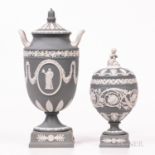 Three Modern Wedgwood Solid Jasper Items