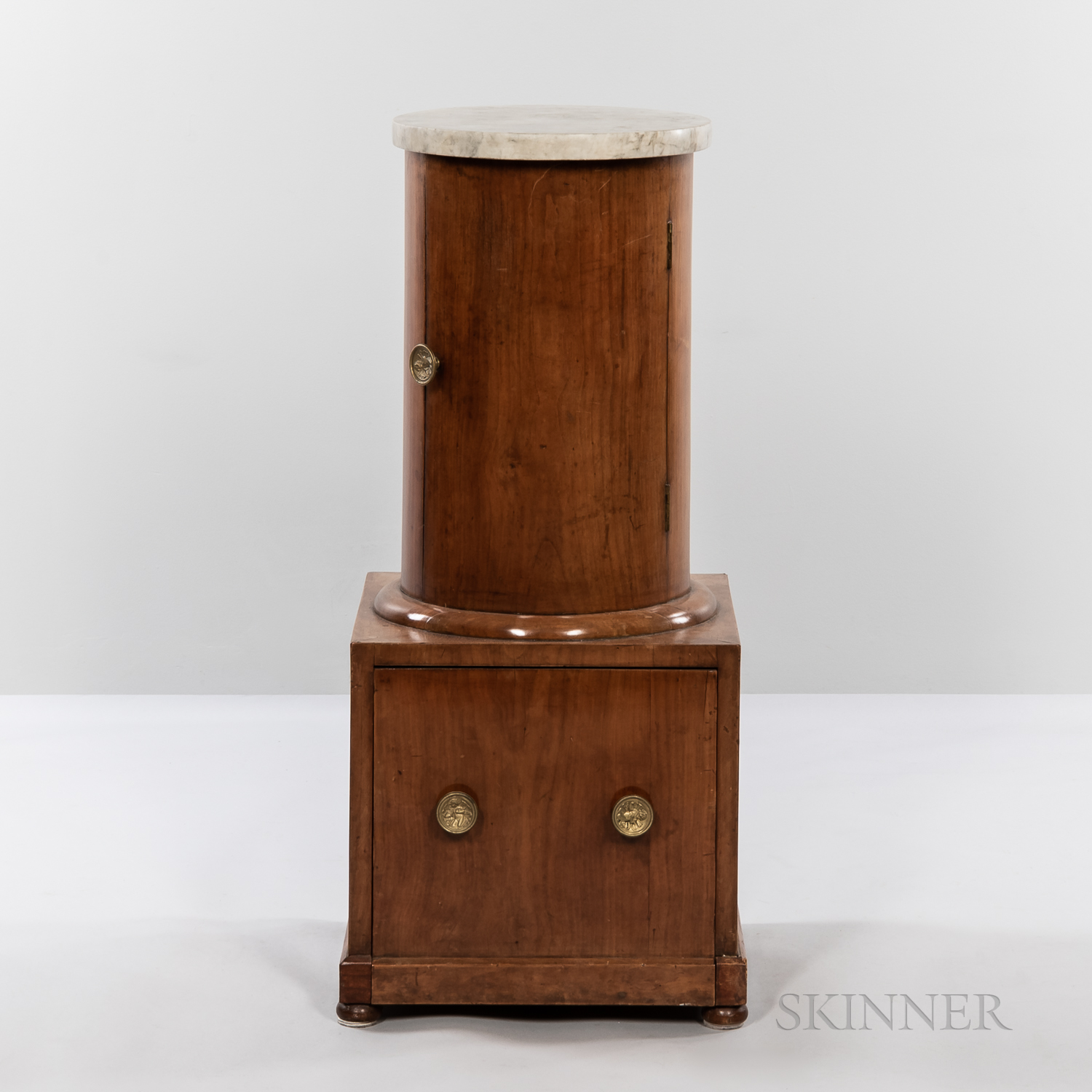 Biedermeier Column Cabinet