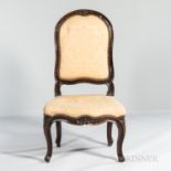 Italian Walnut Side Chair