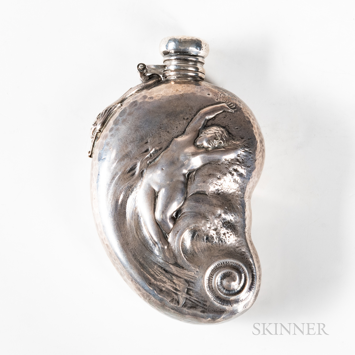 Whiting Sterling Silver Flask