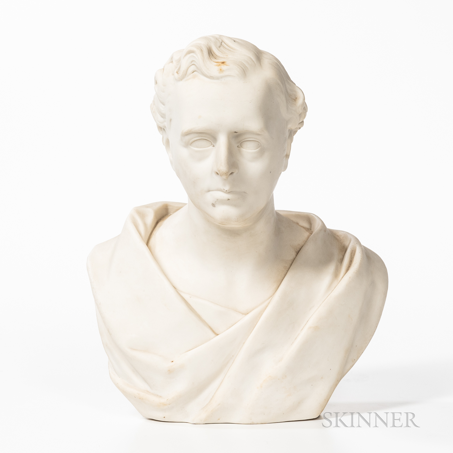 Wedgwood Carrara Bust of Robert Stephenson